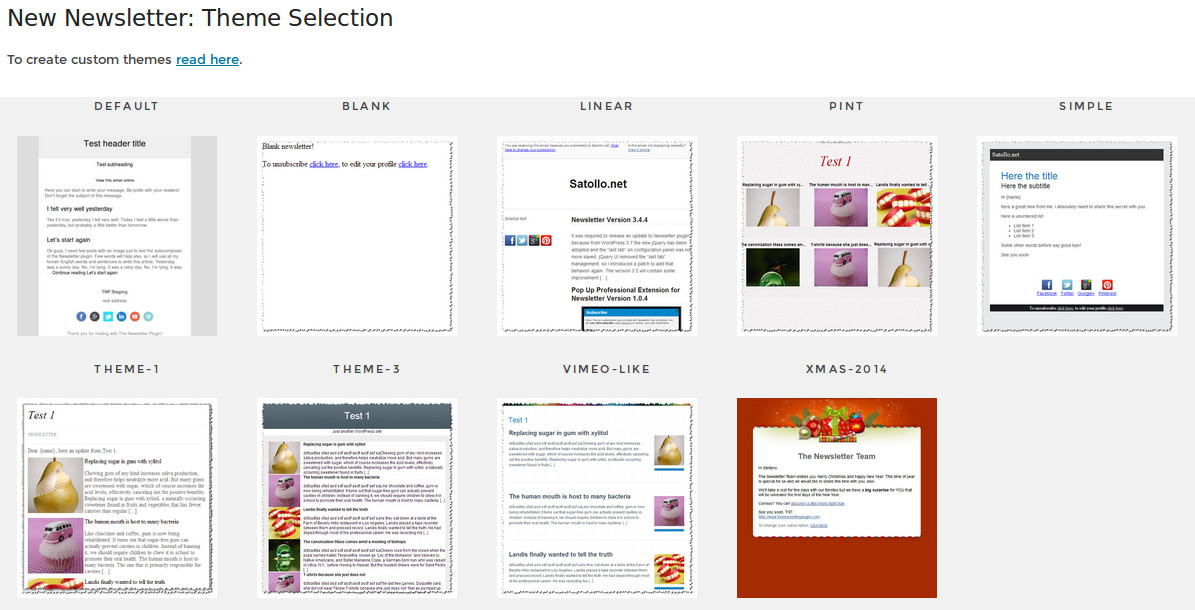 create and send newsletters the newsletter plugin create newsletter