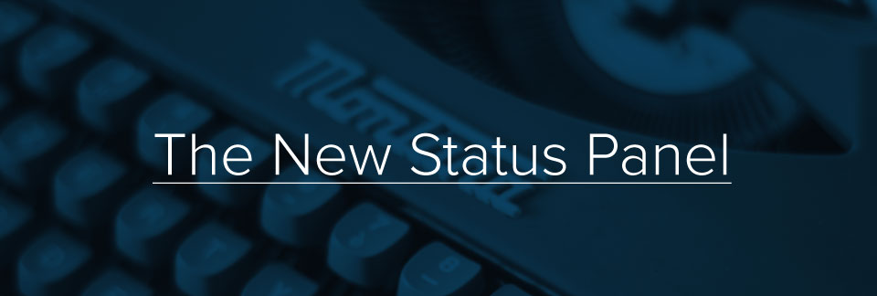 The New Status Panel